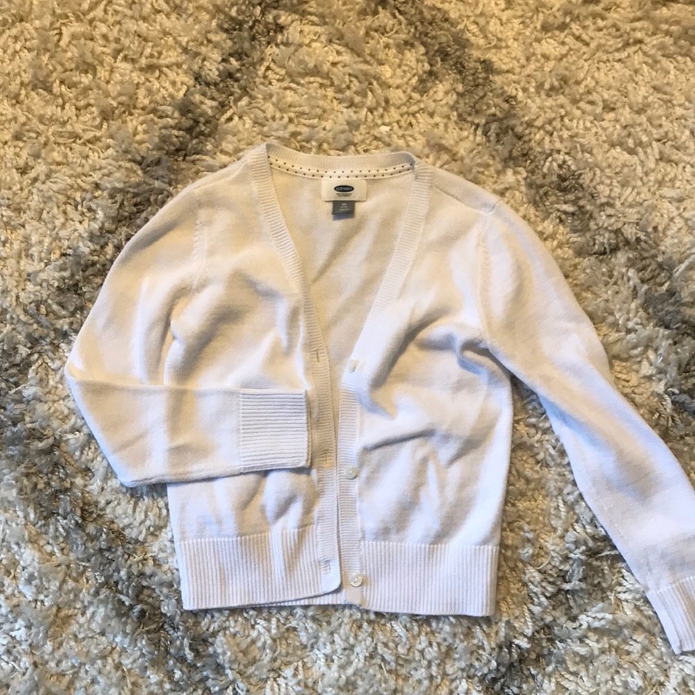 Old Navy white girls sweater size S